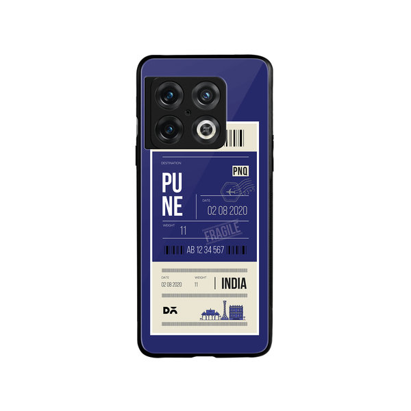 

DailyObjects Pune City Tag Glass Case Cover For OnePlus 10 Pro
