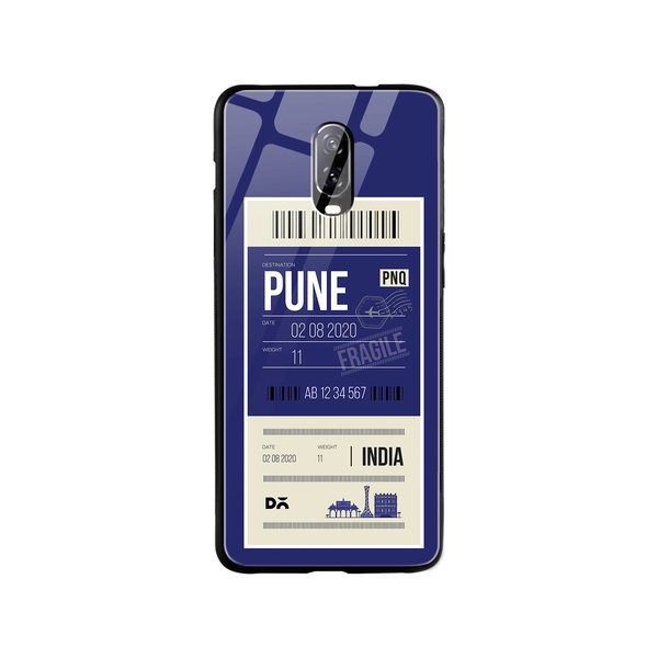 

DailyObjects Pune City Tag Glass Case Cover For OnePlus 7