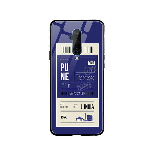 

DailyObjects Pune City Tag Glass Case Cover For OnePlus 7T Pro