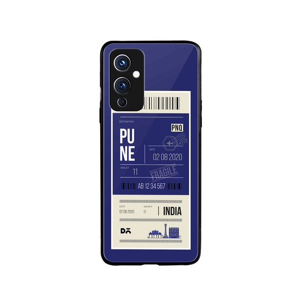 

DailyObjects Pune City Tag Glass Case Cover For OnePlus 9