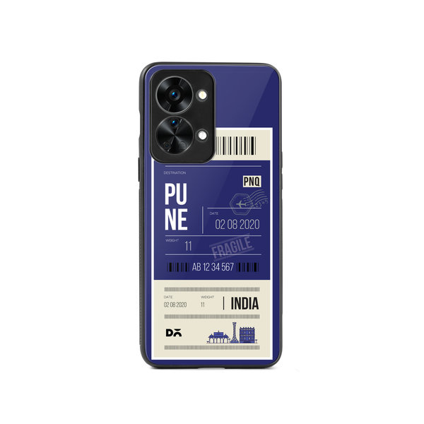 

DailyObjects Pune City Tag Glass Case Cover For OnePlus Nord 2T