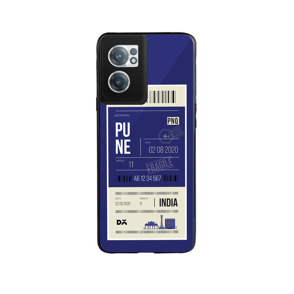 

DailyObjects Pune City Tag Glass Case Cover For OnePlus Nord CE 2