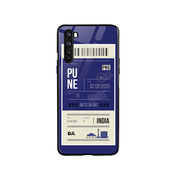 

DailyObjects Pune City Tag Glass Case Cover For OnePlus Nord