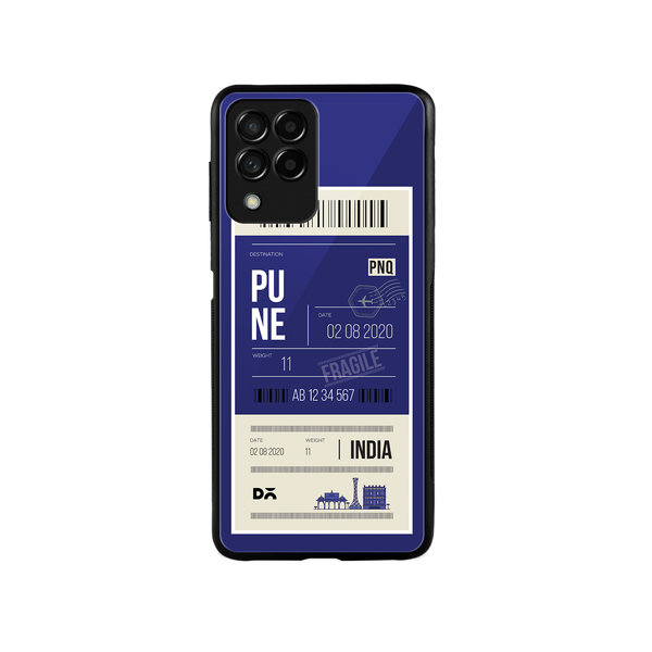 

DailyObjects Pune City Tag Glass Case Cover For Samsung Galaxy M53