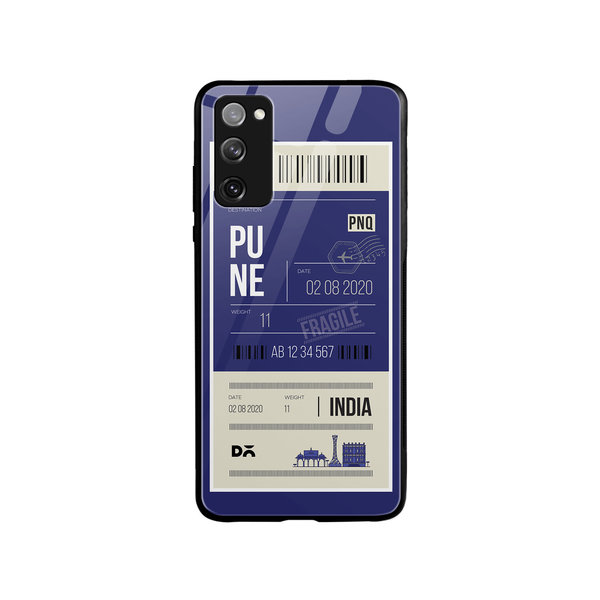 

DailyObjects Pune City Tag Glass Case Cover For Samsung Galaxy S20 FE