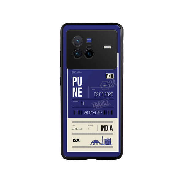 

DailyObjects Pune City Tag Glass Case Cover For Vivo X80