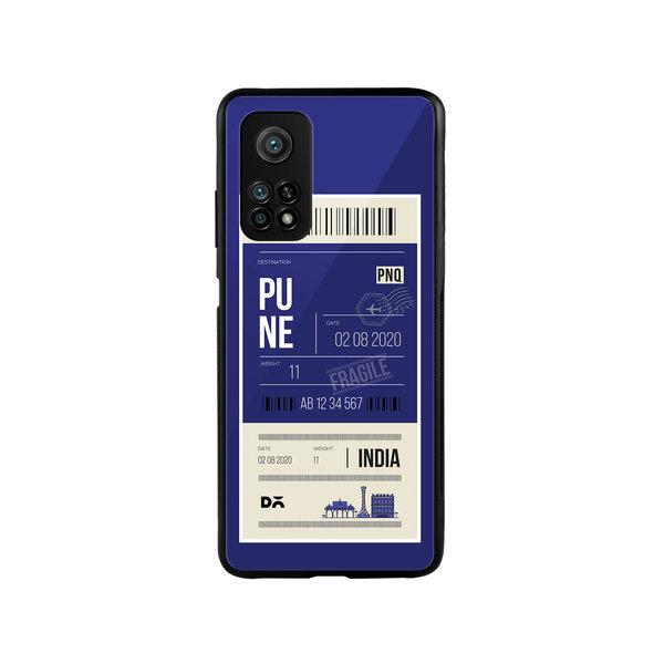 

DailyObjects Pune City Tag Glass Case Cover For Xiaomi Mi 10T