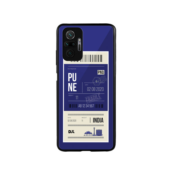 

DailyObjects Pune City Tag Glass Case Cover For Xiaomi Redmi Note 10 Pro