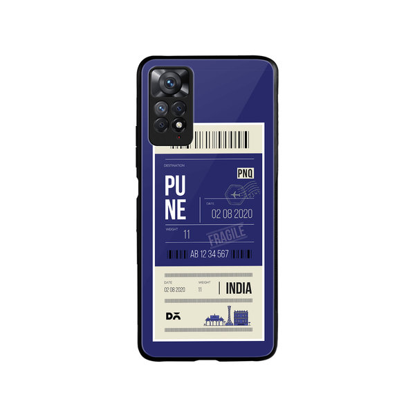 

DailyObjects Pune City Tag Glass Case Cover For Xiaomi Redmi Note 11 Pro