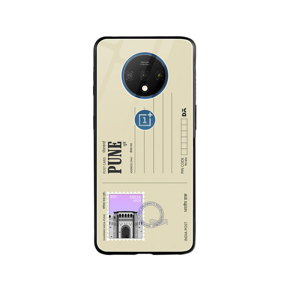 

DailyObjects Pune Shaniwar Wada Postcard Glass Case Cover For OnePlus 7T