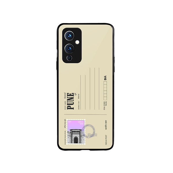 

DailyObjects Pune Shaniwar Wada Postcard Glass Case Cover For OnePlus 9
