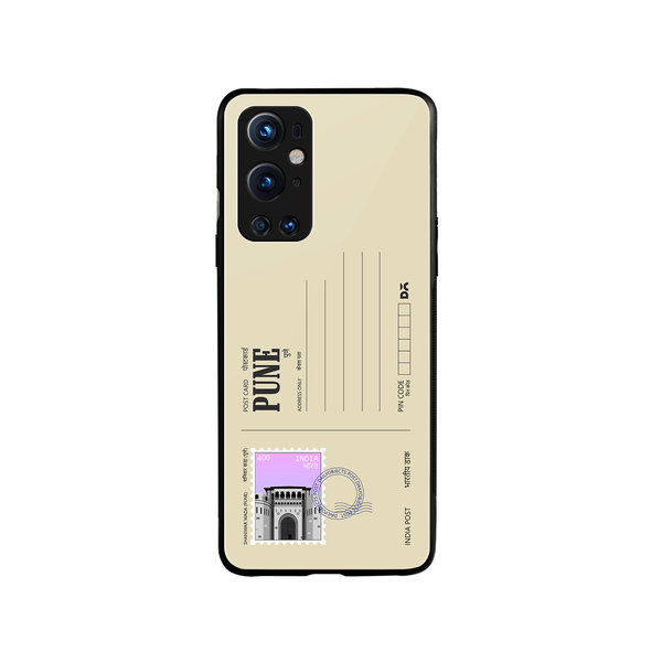 

DailyObjects Pune Shaniwar Wada Postcard Glass Case Cover For OnePlus 9 Pro