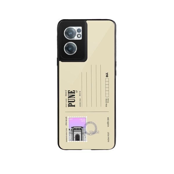

DailyObjects Pune Shaniwar Wada Postcard Glass Case Cover For OnePlus Nord CE 2