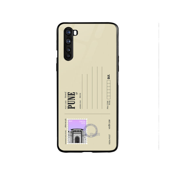 

DailyObjects Pune Shaniwar Wada Postcard Glass Case Cover For OnePlus Nord