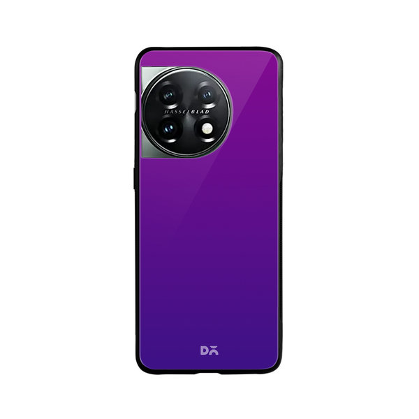

DailyObjects Purple Bloom Gradient Glass Case Cover For OnePlus 11 5G