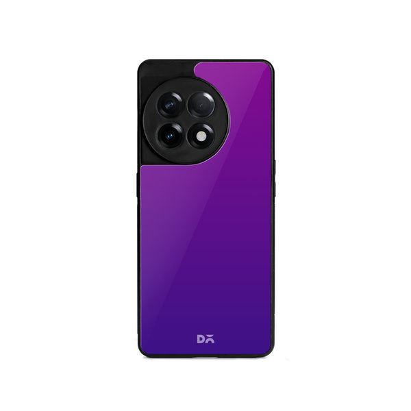 

DailyObjects Purple Bloom Gradient Glass Case Cover For OnePlus 11R