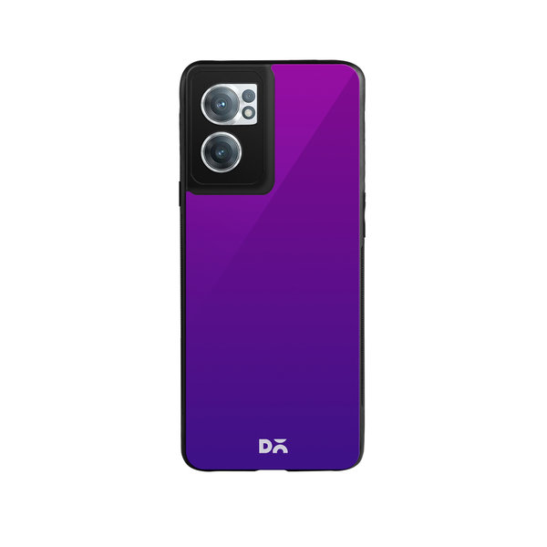 

DailyObjects Purple Bloom Gradient Glass Case Cover For OnePlus Nord CE 2