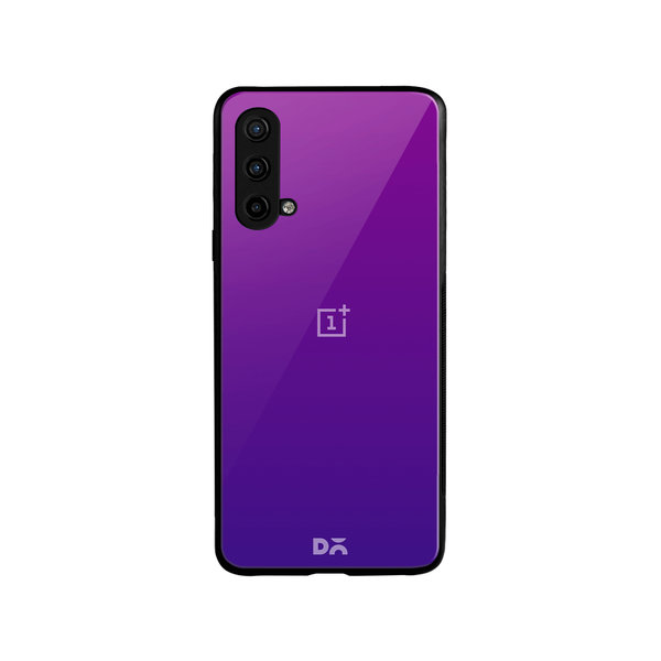 

DailyObjects Purple Bloom Gradient Glass Case Cover For OnePlus Nord CE
