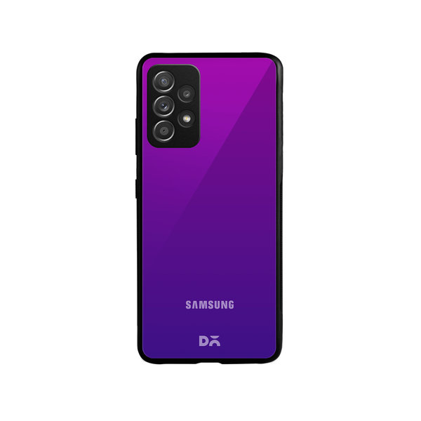 

DailyObjects Purple Bloom Gradient Glass Case Cover For Samsung Galaxy A52