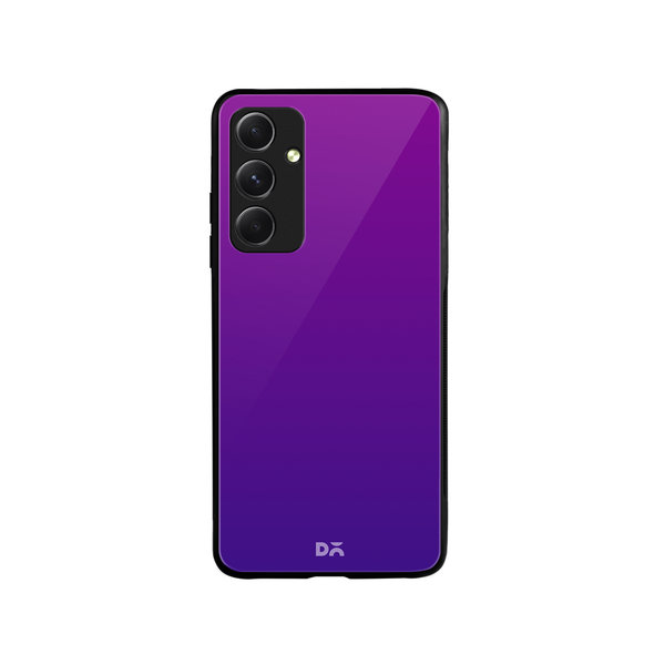 

DailyObjects Purple Bloom Gradient Glass Case Cover For Samsung Galaxy A54 5G