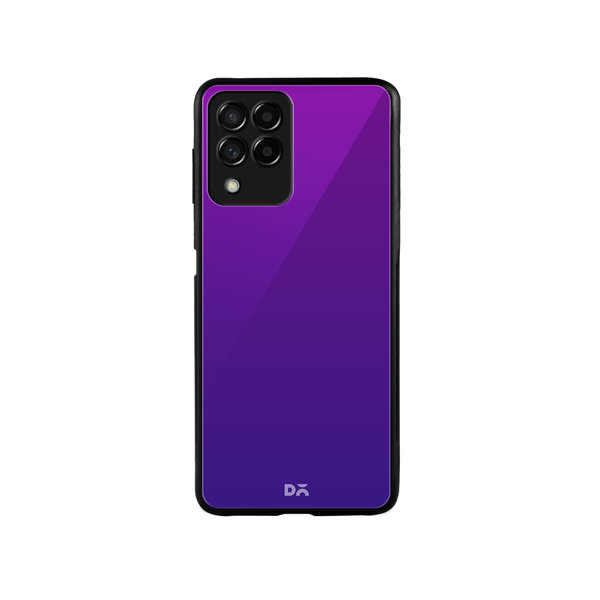 

DailyObjects Purple Bloom Gradient Glass Case Cover For Samsung Galaxy M53