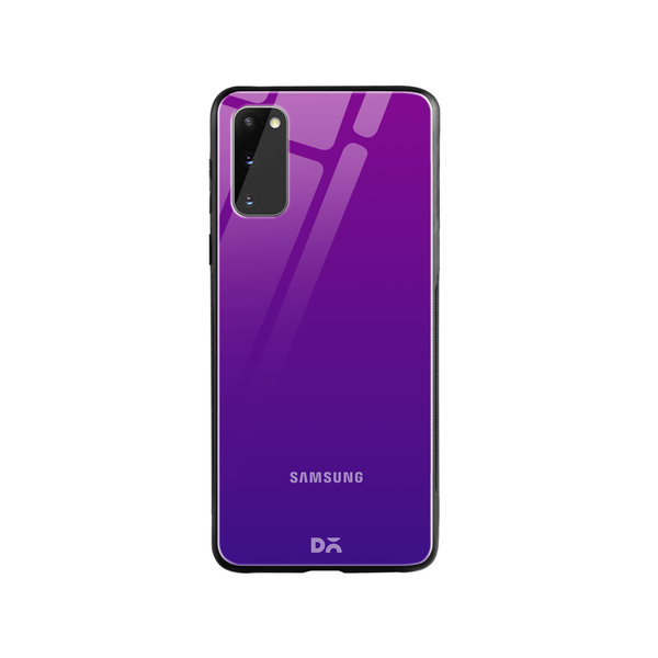 

DailyObjects Purple Bloom Gradient Glass Case Cover For Samsung Galaxy S20