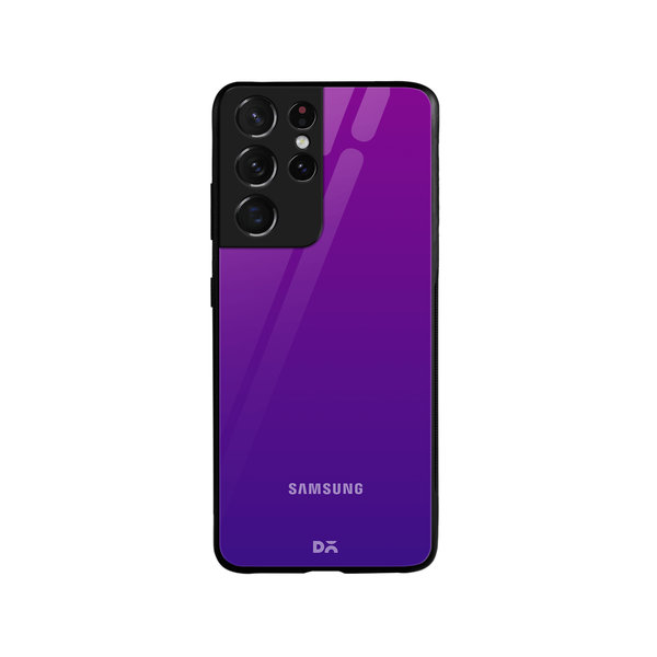 

DailyObjects Purple Bloom Gradient Glass Case Cover For Samsung Galaxy S21 Ultra