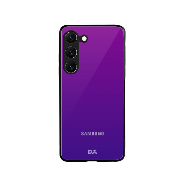 

DailyObjects Purple Bloom Gradient Glass Case Cover For Samsung Galaxy S23 Plus