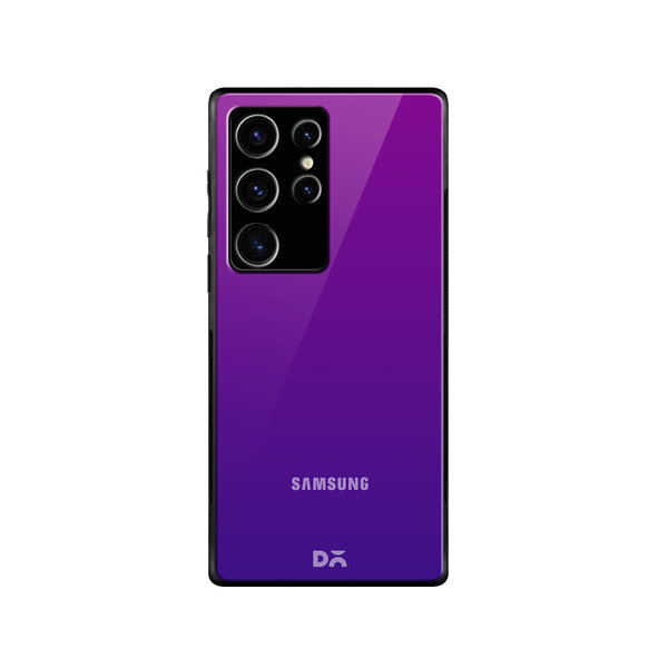 

DailyObjects Purple Bloom Gradient Glass Case Cover For Samsung Galaxy S23 Ultra