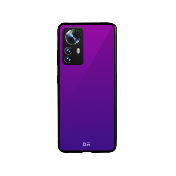 

DailyObjects Purple Bloom Gradient Glass Case Cover For Xiaomi 12 Pro