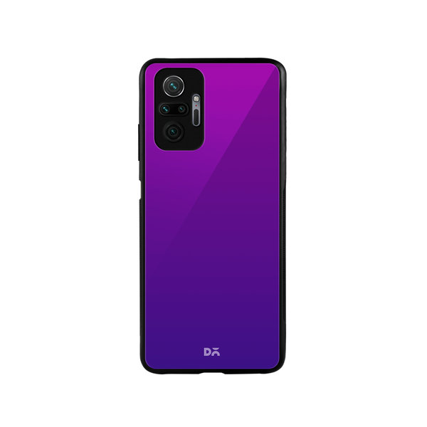 

DailyObjects Purple Bloom Gradient Glass Case Cover For Xiaomi Redmi Note 10 Pro