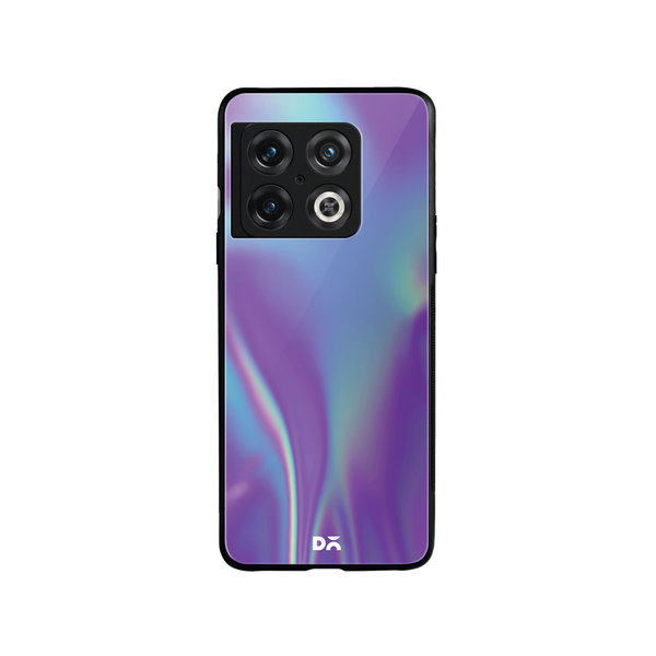 

DailyObjects Purple Holo Satin Glass Case Cover For OnePlus 10 Pro