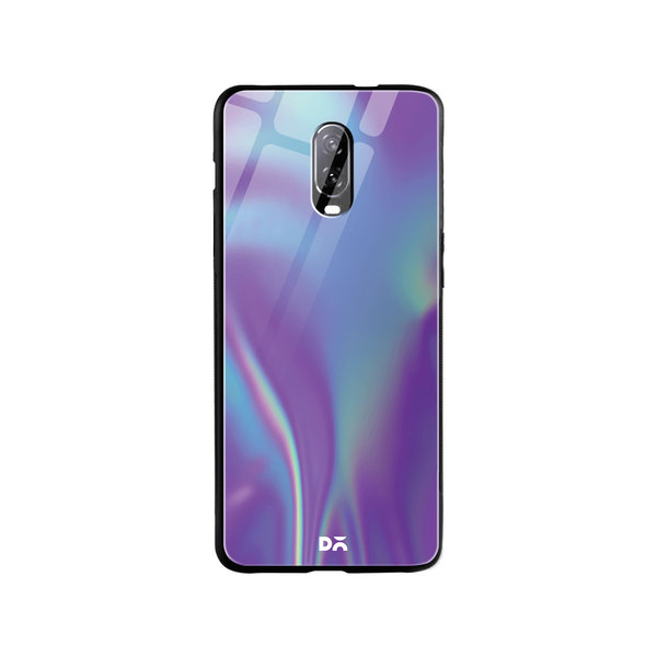 

DailyObjects Purple Holo Satin Glass Case Cover For OnePlus 7