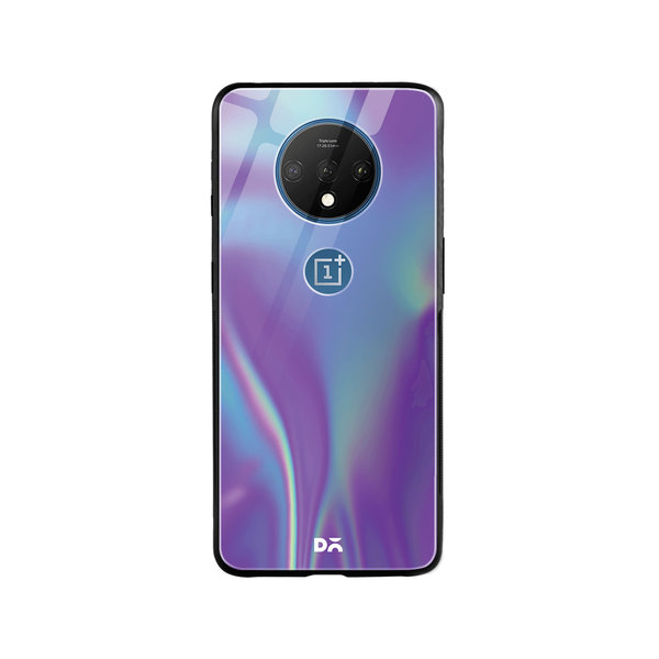 

DailyObjects Purple Holo Satin Glass Case Cover For OnePlus 7T