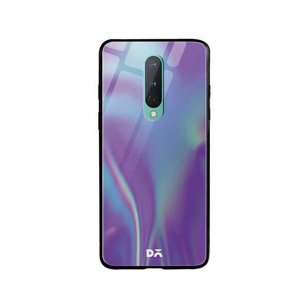

DailyObjects Purple Holo Satin Glass Case Cover For OnePlus 8