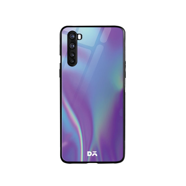 

DailyObjects Purple Holo Satin Glass Case Cover For OnePlus Nord