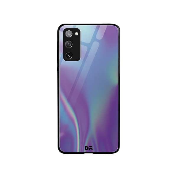 

DailyObjects Purple Holo Satin Glass Case Cover For Samsung Galaxy S20 FE