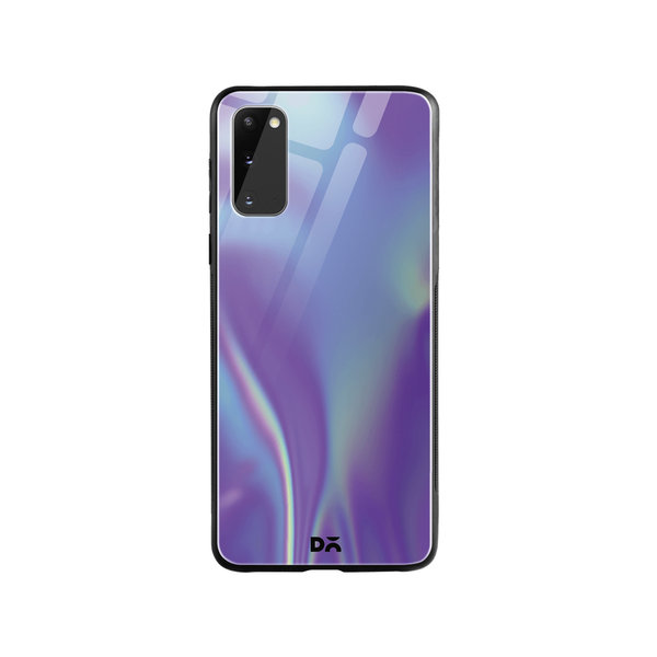 

DailyObjects Purple Holo Satin Glass Case Cover For Samsung Galaxy S20