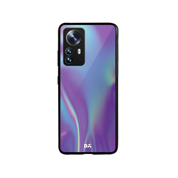 

DailyObjects Purple Holo Satin Glass Case Cover For Xiaomi 12 Pro