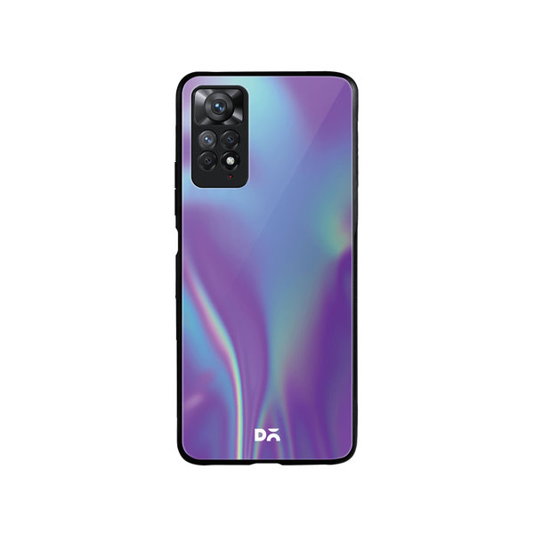 

DailyObjects Purple Holo Satin Glass Case Cover For Xiaomi Redmi Note 11 Pro