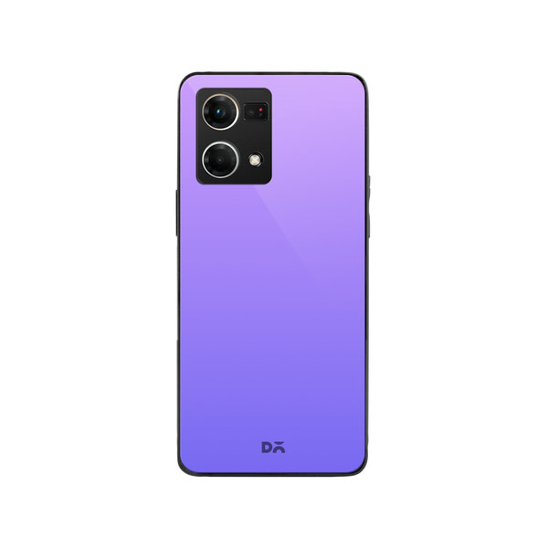 

DailyObjects Purple Iris Gradient Glass Case Cover For Oppo Reno 7