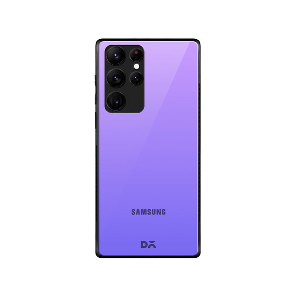 

DailyObjects Purple Iris Gradient Glass Case Cover For Samsung Galaxy S22 Ultra