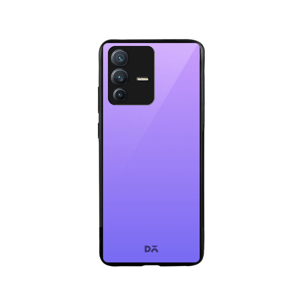 

DailyObjects Purple Iris Gradient Glass Case Cover For Vivo V23