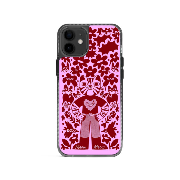 DailyObjects Purr Man Stride 2.0 Case Cover For iPhone 12