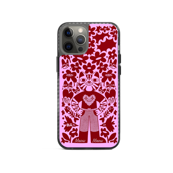 

DailyObjects Purr Man Stride 2.0 Case Cover For iPhone 12 Pro