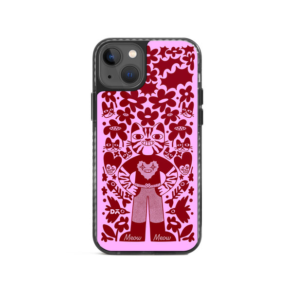 DailyObjects Purr Man Stride 2.0 Case Cover For iPhone 13