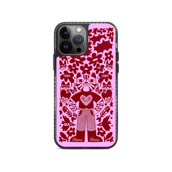 

DailyObjects Purr Man Stride 2.0 Case Cover For iPhone 13 Pro Max