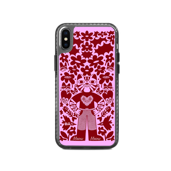 

DailyObjects Purr Man Stride 2.0 Case Cover For iPhone XS