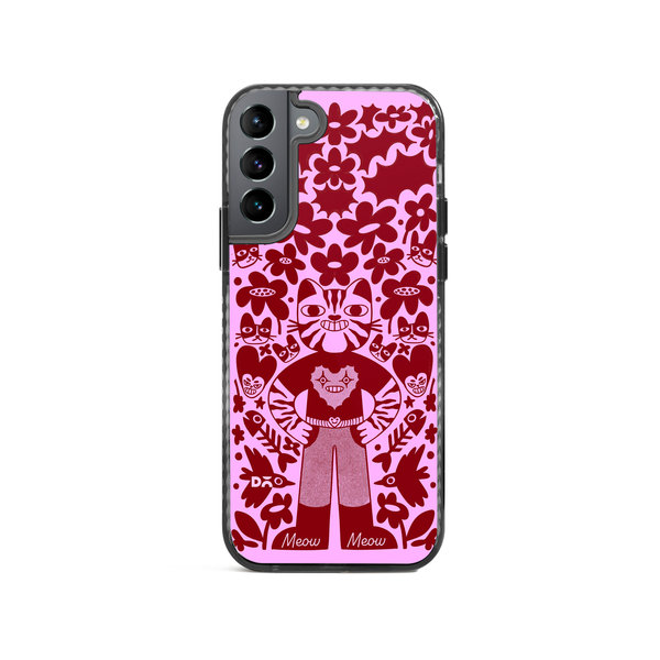 

DailyObjects Purr Man Stride 2.0 Case Cover For Samsung Galaxy S22