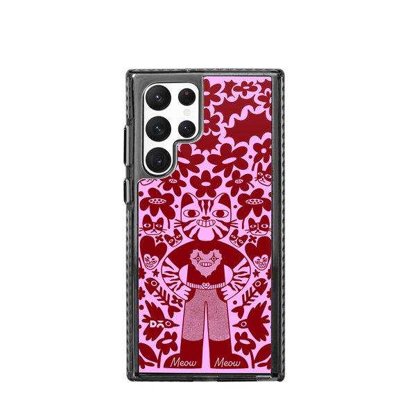 

DailyObjects Purr Man Stride 2.0 Case Cover For Samsung Galaxy S23 Ultra